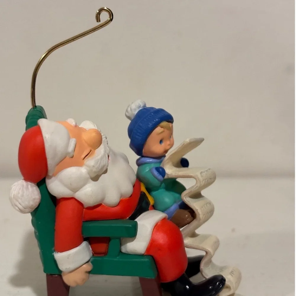 Hallmark Keepsake Ornament 1995 Dream On Santa Claus Sleeping QX6007 Vintage NIB